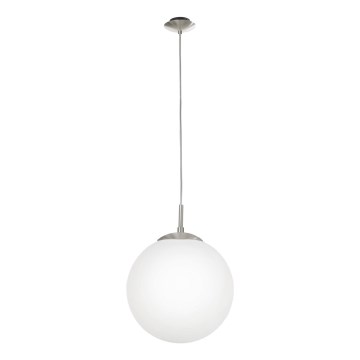 EGLO - Luster na lanku 1xE27/60W/230V pr. 30 cm biela