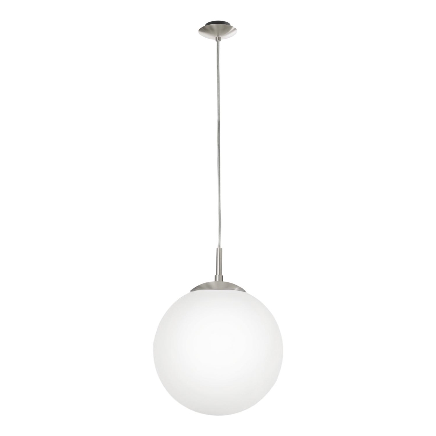 EGLO - Luster na lanku 1xE27/60W/230V pr. 30 cm biela