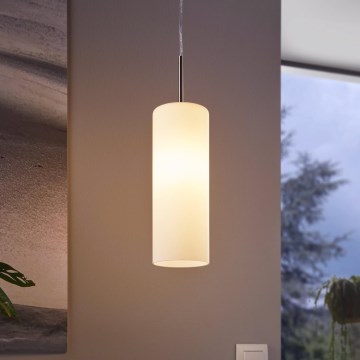 Eglo - luster na lanku 1xE27/60W biela