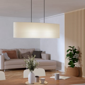 Eglo - Luster na lanku 2xE27/60W/230V biela