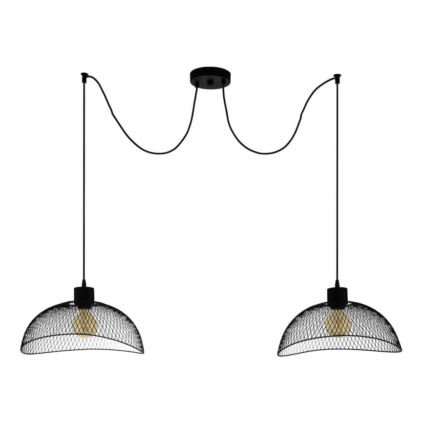 Eglo - Luster na lanku 2xE27/60W/230V pavúk