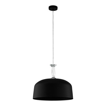 Eglo - Luster na lanku 3xE27/10W/230V čierna