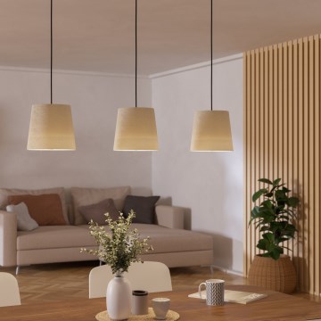 Eglo - Luster na lanku 3xE27/60W/230V biela