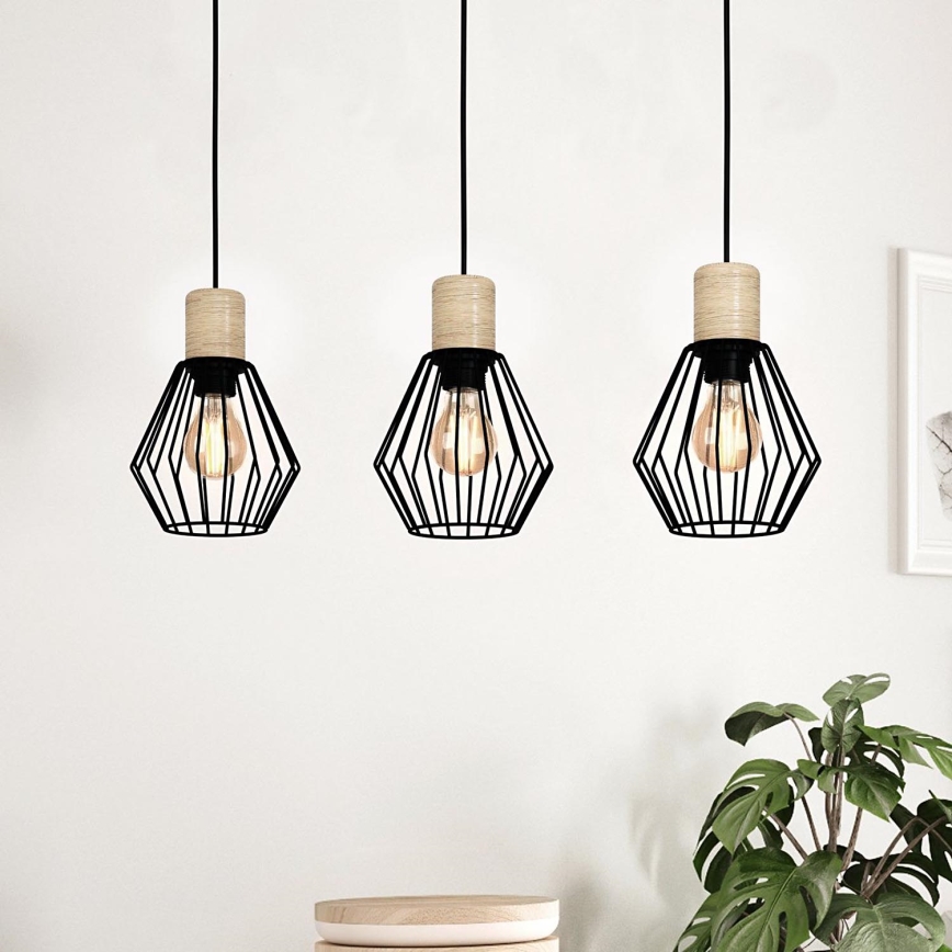 Eglo - Luster na lanku 3xE27/60W/230V