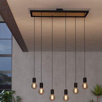 Eglo - Luster na lanku 6xE27/40W/230V