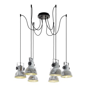 Eglo - Luster na lanku 6xE27/40W/230V pavúk