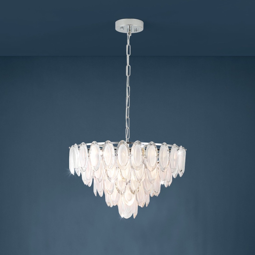 Eglo - Luster na reťazi 10xE14/40W/230V