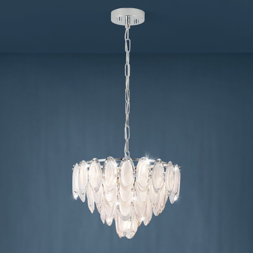 Eglo - Luster na reťazi 7xE14/40W/230V