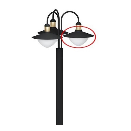 Eglo - Náhradné sklo k lampe a nástennému svietidlu SIRMIONE pr. 19 cm