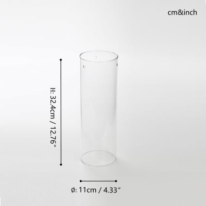 Eglo - Náhradné sklo k lustru PINTO pr. 11 cm vonkajšie