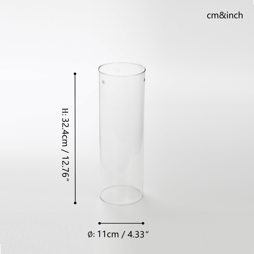 Eglo - Náhradné sklo k lustru PINTO pr. 11 cm vonkajšie