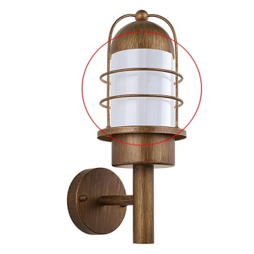 Eglo - Náhradné sklo k nástennému svietidlu MINORCA pr. 10 cm