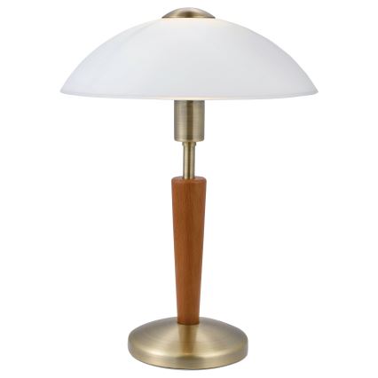 Eglo - Náhradné sklo k stolnej lampe SOLO pr. 26 cm biela