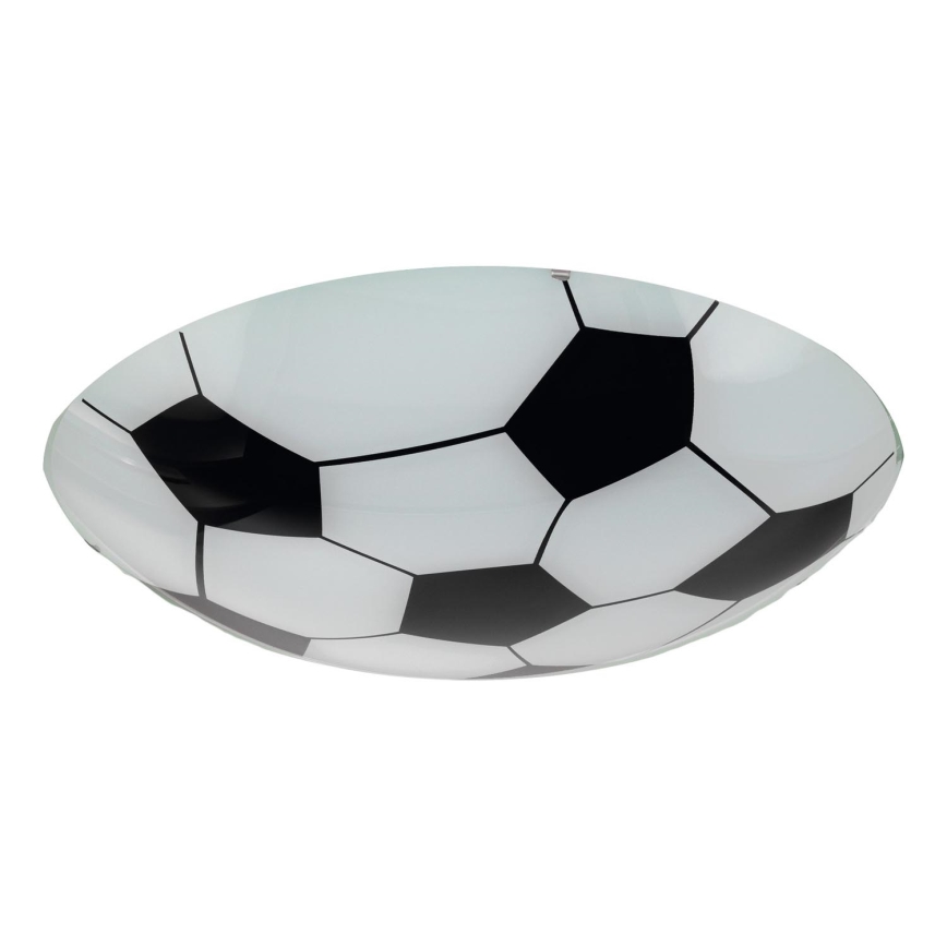 Eglo - Náhradné sklo k stropnému svietidlu TABARA E27 pr. 25 cm futbalová lopta
