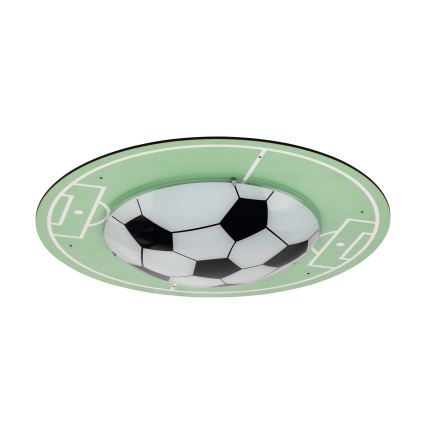 Eglo - Náhradné sklo k stropnému svietidlu TABARA E27 pr. 25 cm futbalová lopta