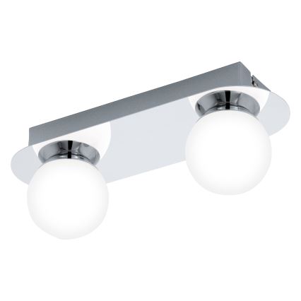 Eglo - Náhradné sklo k stropnému a nástennému svietidlu MOSIANO pr. 8 cm biela