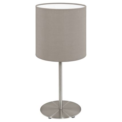 Eglo - Náhradné tienidlo k stolnej lampe PASTERI šedá pr. 14,7 cm