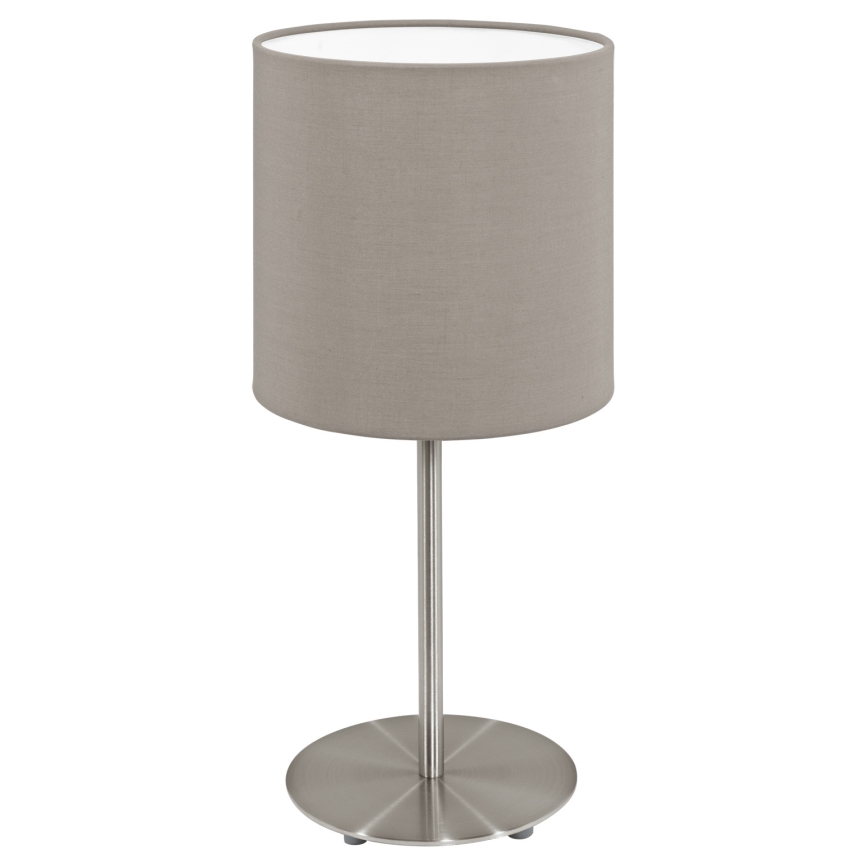 Eglo - Náhradné tienidlo k stolnej lampe PASTERI šedá pr. 14,7 cm