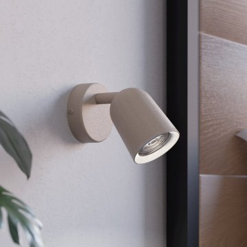 Eglo - Nástenné bodové svietidlo 1xGU10/5W/230V béžové