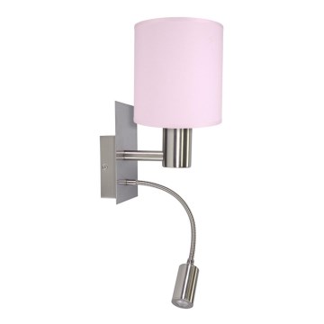 Eglo - Nástenné svietidlo TUNJA 1xE27/60W/230V + LED/2,1W/230V Eglo - Nástenné svietidlo TUNJA 1xE27/60W/230V + LED/2,1W/230V