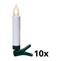 Eglo - SADA 10x LED osvetlenie na vianočný stromček LED/0,06W/1xAAA