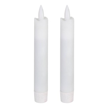 Eglo - SADA 2x LED Sviečka LED/1xAAA 15 cm biela