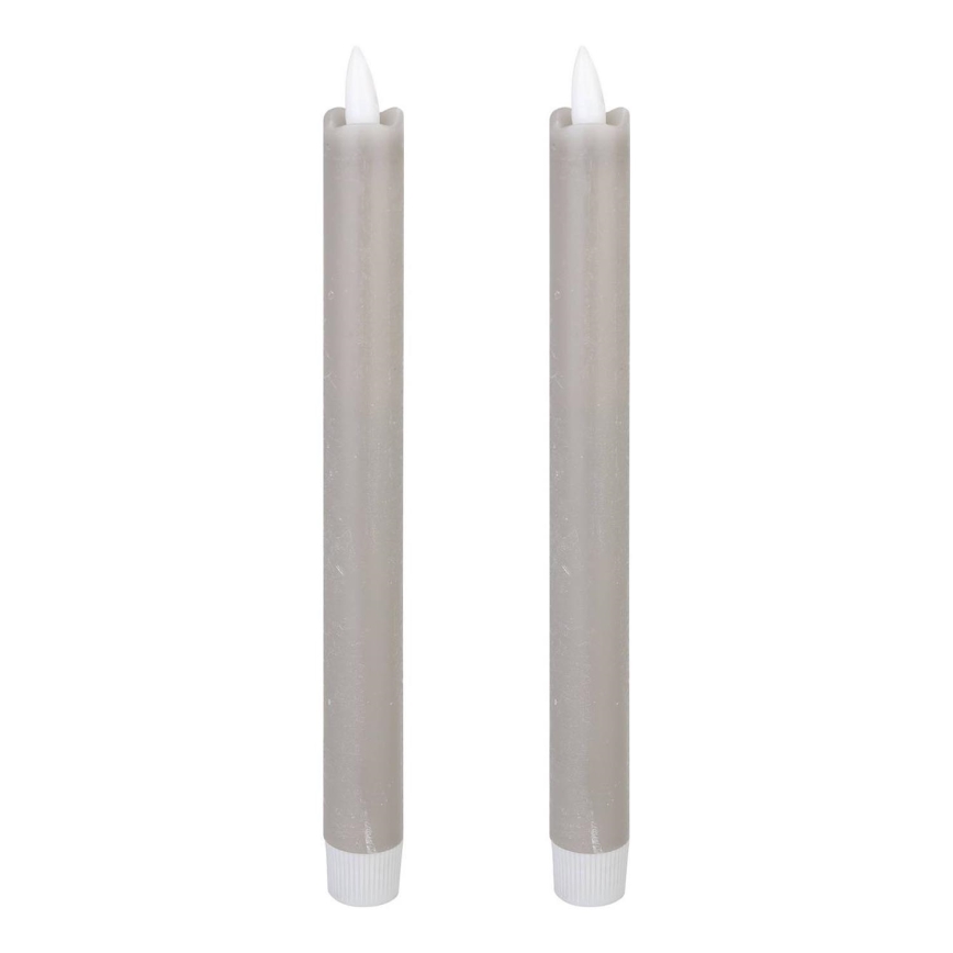 Eglo - SADA 2x LED Sviečka LED/1xAAA 24,5 cm šedá