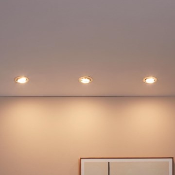 Eglo - SADA 3x LED Podhľadové svietidlo PENETO 3xGU10-LED/5W/230V