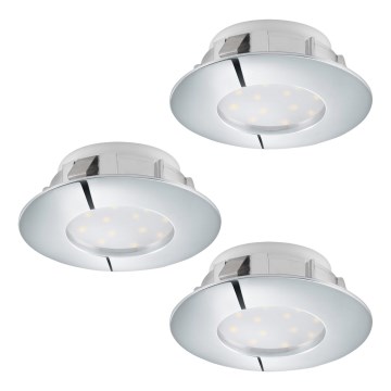 Eglo - SADA 3x LED podhľadové svietidlo PINEDA 1xLED/4,9W/230V