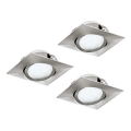 Eglo - SADA 3x LED podhľadové svietidlo PINEDA 1xLED/4,9W/230V