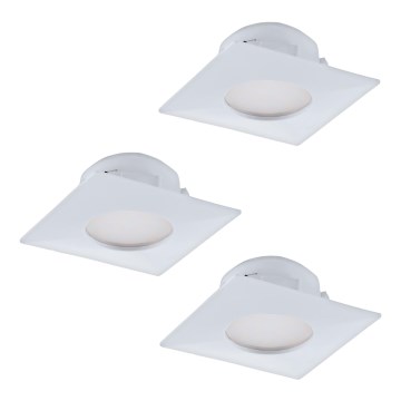 Eglo - SADA 3x LED podhľadové svietidlo PINEDA LED/6W/230V