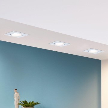 Eglo - Sada 3× LED zapustené stropné svietidlo PINEDA LED/4,9W/230V