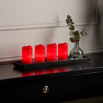 Eglo - SADA 4x LED vianočných dekorácií ADVENT LED/0,18W/2xCR2032 + DO