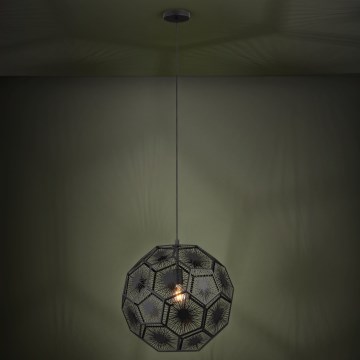 Eglo Stars of Light 39619 - Luster na lanku 1xE27/60W/230V pr. 50 cm čierna