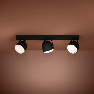 Eglo Stars of Light - Bodové svietidlo 3xE27/28W/230V čierna