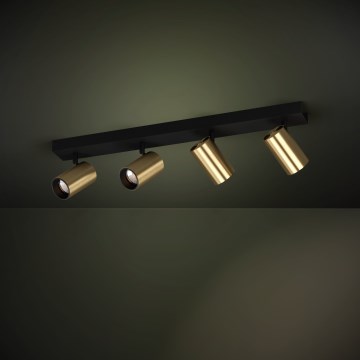 Eglo Stars of Light - LED Bodové svietidlo 4xGU10/4,5W/230V 3000K čierna/zlatá