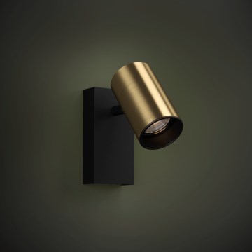 Eglo Stars of Light - LED Nástenné bodové svietidlo 1xGU10/4,5W/230V 3000K čierna/zlatá