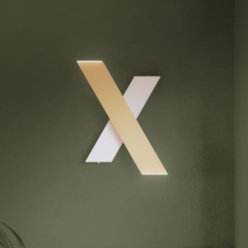 Eglo Stars of Light - LED Nástenné svietidlo 2xLED/5W/230V 3000K zlatá/biela