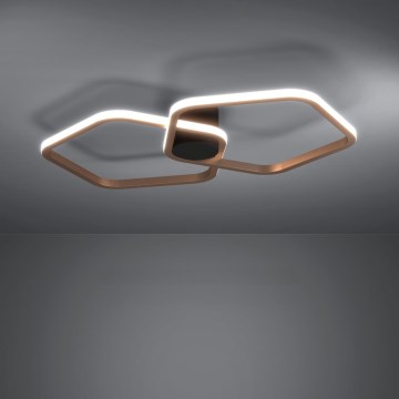 Eglo Stars of Light - LED stmievateľné stropné svietidlo LED/20W/230V zlaté + diaľkové ovládanie