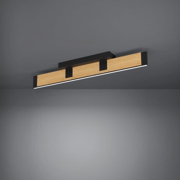 Eglo Stars of Light - LED Stmievateľné stropné svietidlo LED/27W/230V 3000K čierna/hnedá