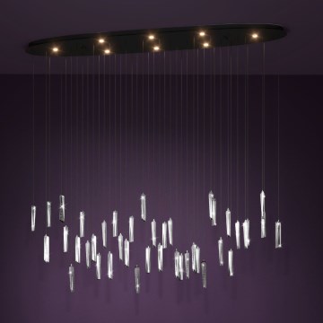 Eglo Stars of Light - LED Stmievateľný luster na lanku 8xLED/4,2W/230V 3000K číra