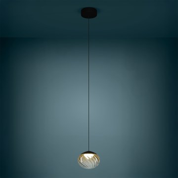 Eglo Stars of Light - LED stmievateľný luster na lanku LED/5,8W/230V 2200-6500K béžová/dymová + diaľkové ovládanie