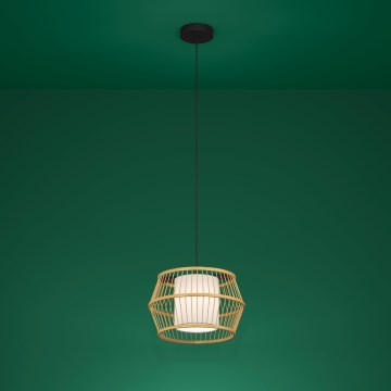 Eglo Stars of Light - Luster na lanku 1xE27/40W/230V bambus