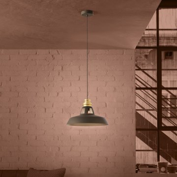 Eglo Stars of Light - Luster na lanku 1xE27/40W/230V čierna/zlatá