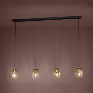 Eglo Stars of Light - Luster na lanku 4xE27/40W/230V zlatá