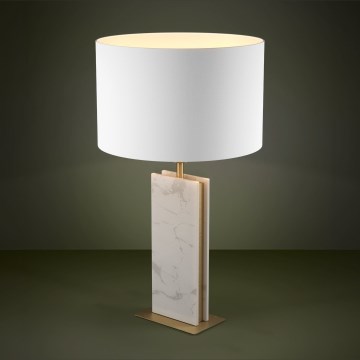 Eglo Stars of Light - Stolná lampa 1xE27/40W/230V biela