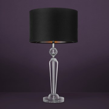 Eglo Stars of Light - Stolná lampa 1xE27/40W/230V čierna