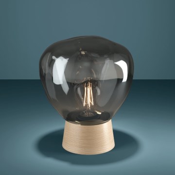 Eglo Stars of Light - Stolná lampa 1xE27/40W/230V dymová