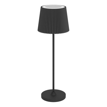 Eglo - stmievateľná LED dotyková nabíjateľná stolná lampa LED/3,8W/5V 2400/3000/4000K 2000 mAh čierna