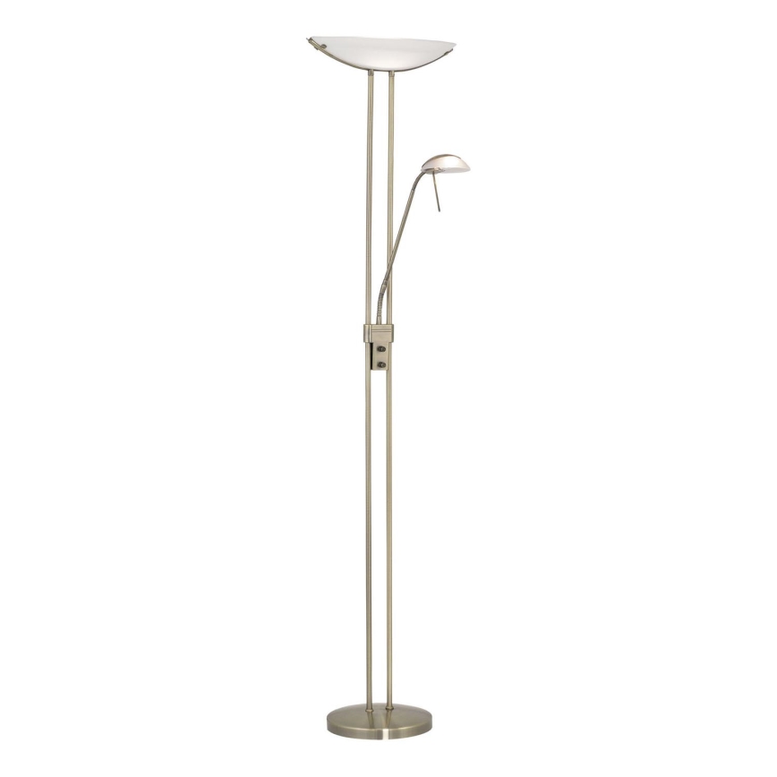 EGLO - Stmievateľná stojacia lampa BAYA 1xR7s/230W + 1xG9/33W bronz